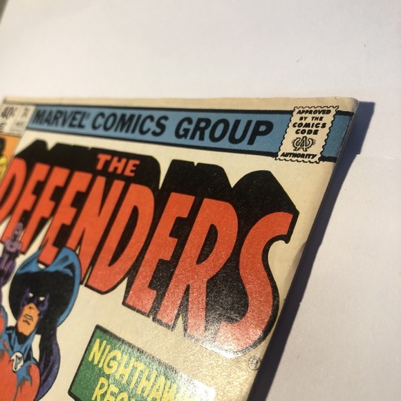 Defenders #74 Marvel Comics 1979 VF- Nighthawk Resigns Foolkiller Appearance - Picture 6 of 9